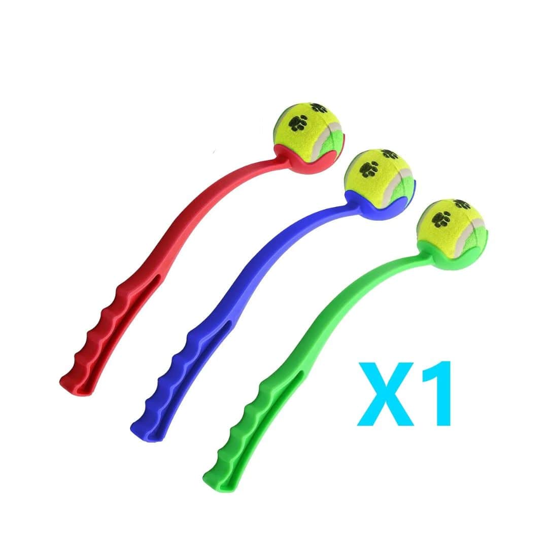Manual Dog Ball Launcher Toy for Fetch Training and Play