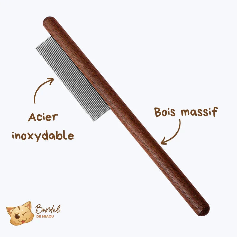 Cat Flea Removal Brush Natural Flea Comb for Cats Grooming Tool