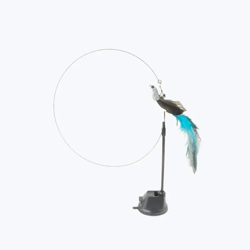 Feather Cat Toy Interactive Cat Teaser for Cats and Kittens
