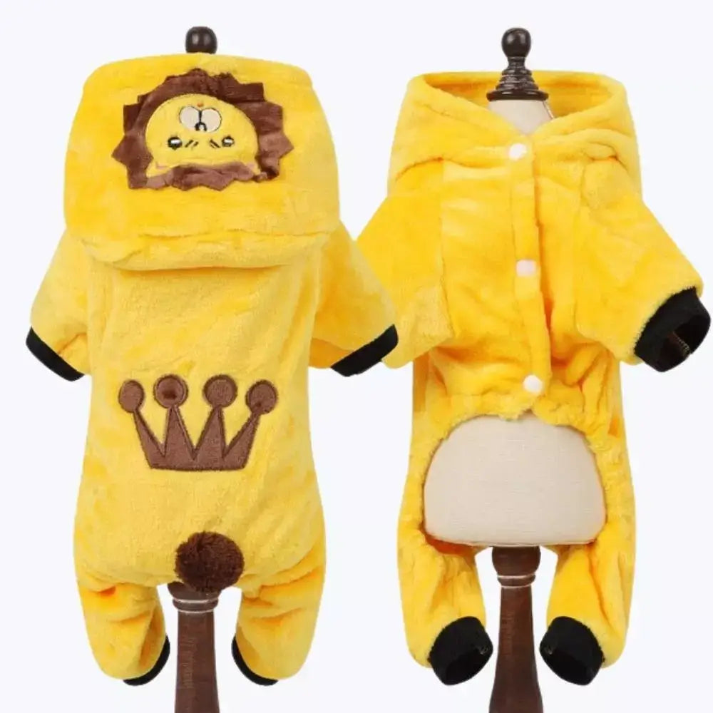 Dinosaur Hooded Cat Costume Kids Animal Pajamas Halloween Party Outfit