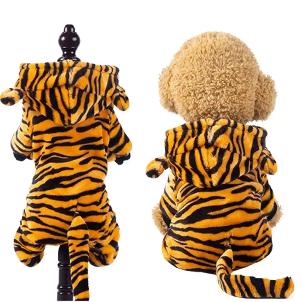 Dinosaur Hooded Cat Costume Kids Animal Pajamas Halloween Party Outfit