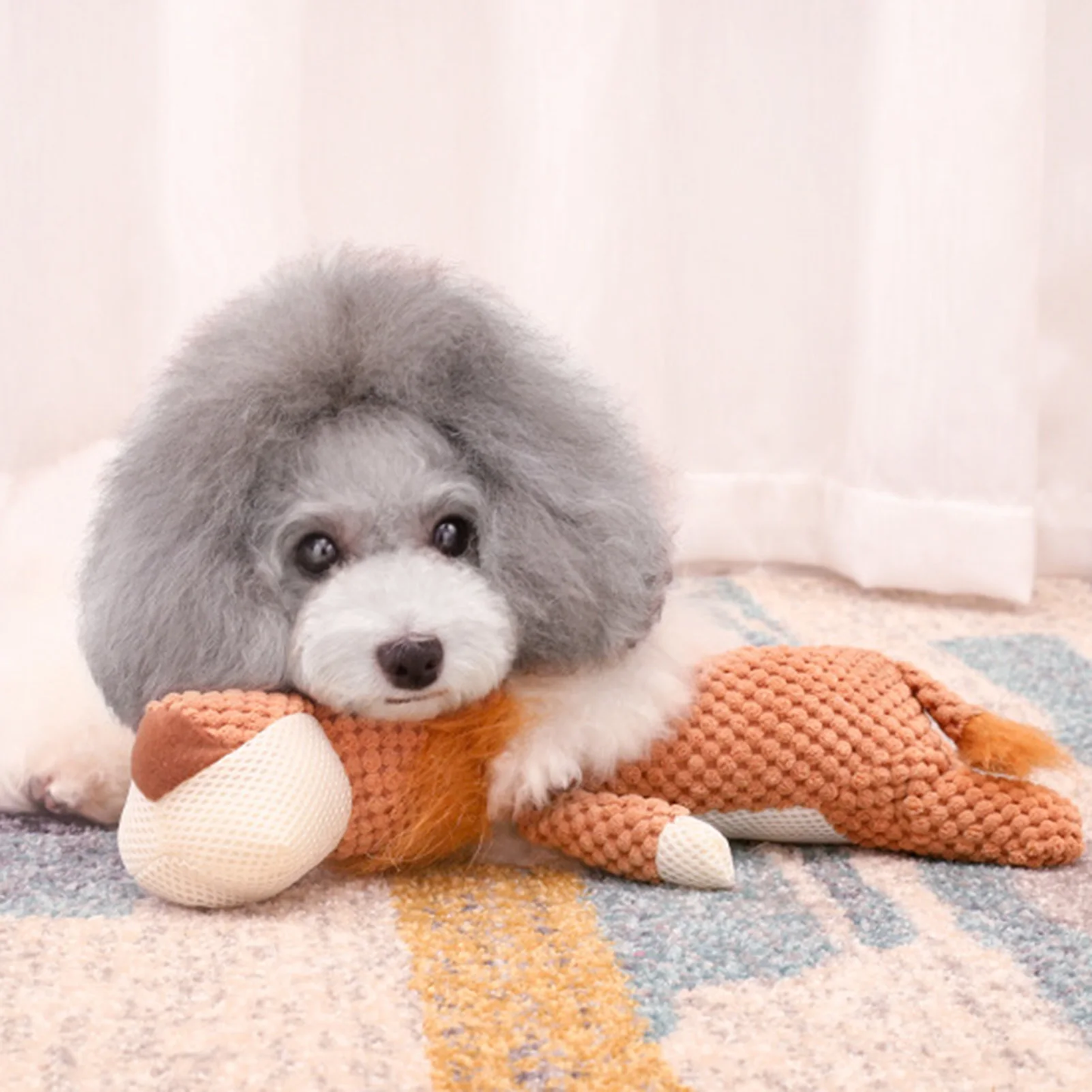 Ribbed Plush Sound Toy for Babies and Toddlers