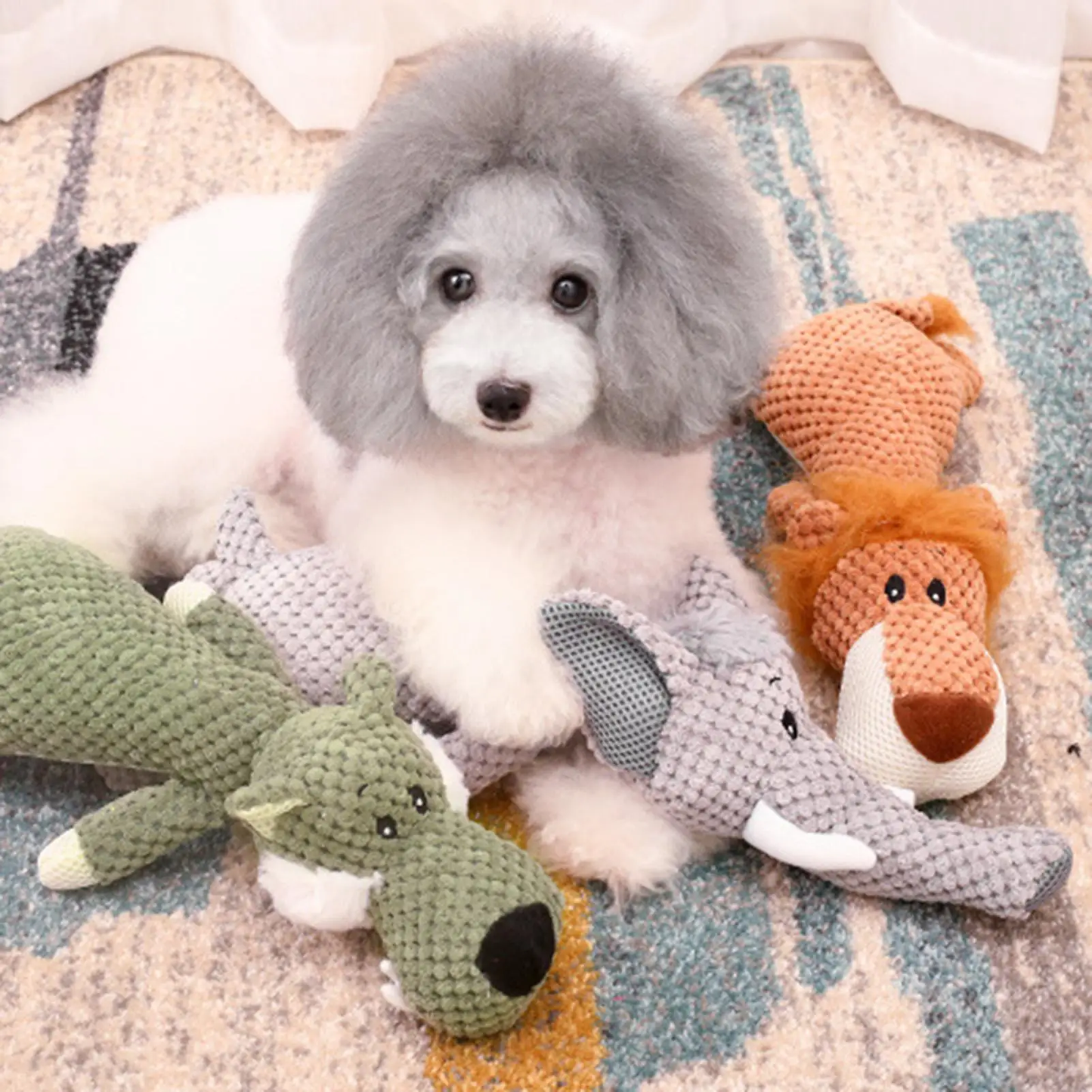 Ribbed Plush Sound Toy for Babies and Toddlers