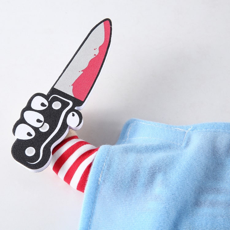 Chucky Costume for Cats and Dogs Horror Pet Outfit