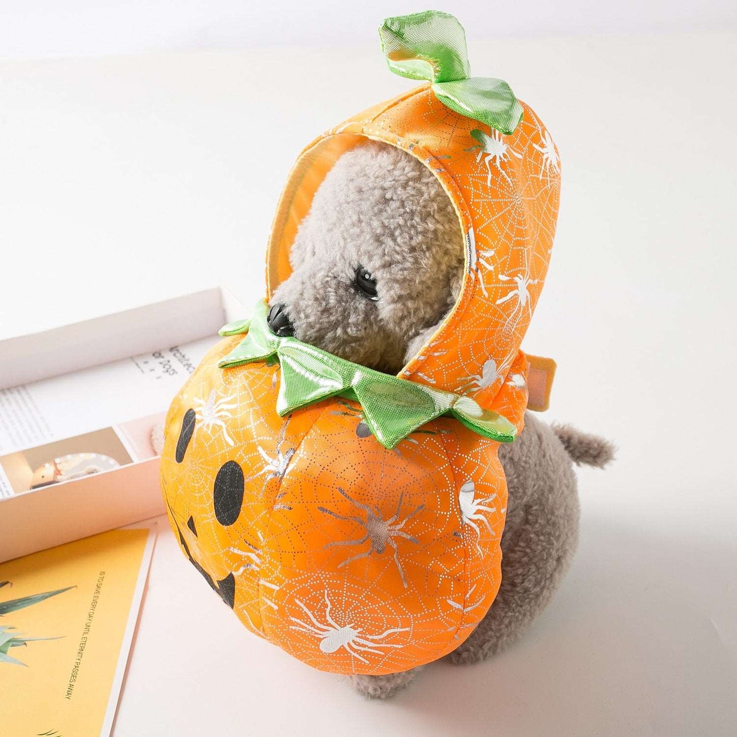 Pumpkin Costume for Dogs and Cats Halloween Pet Outfit