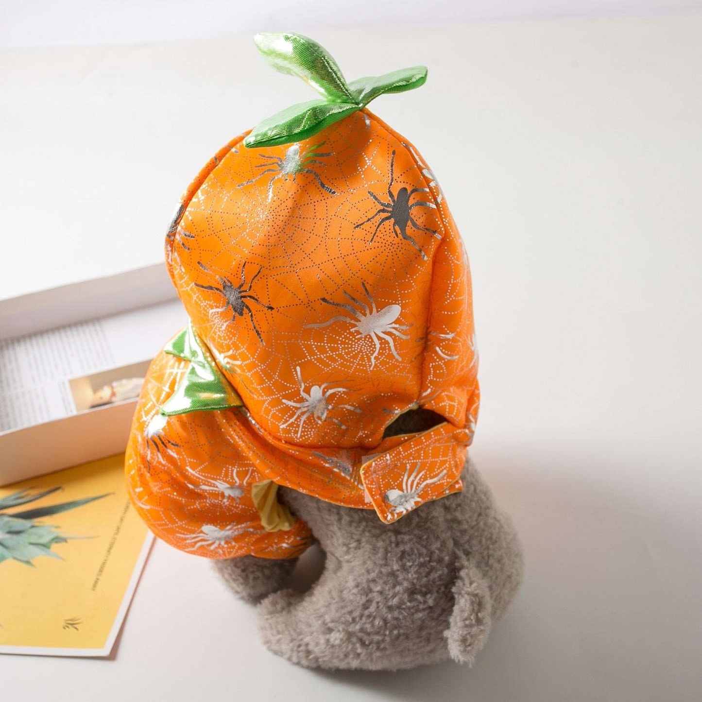 Pumpkin Costume for Dogs and Cats Halloween Pet Outfit