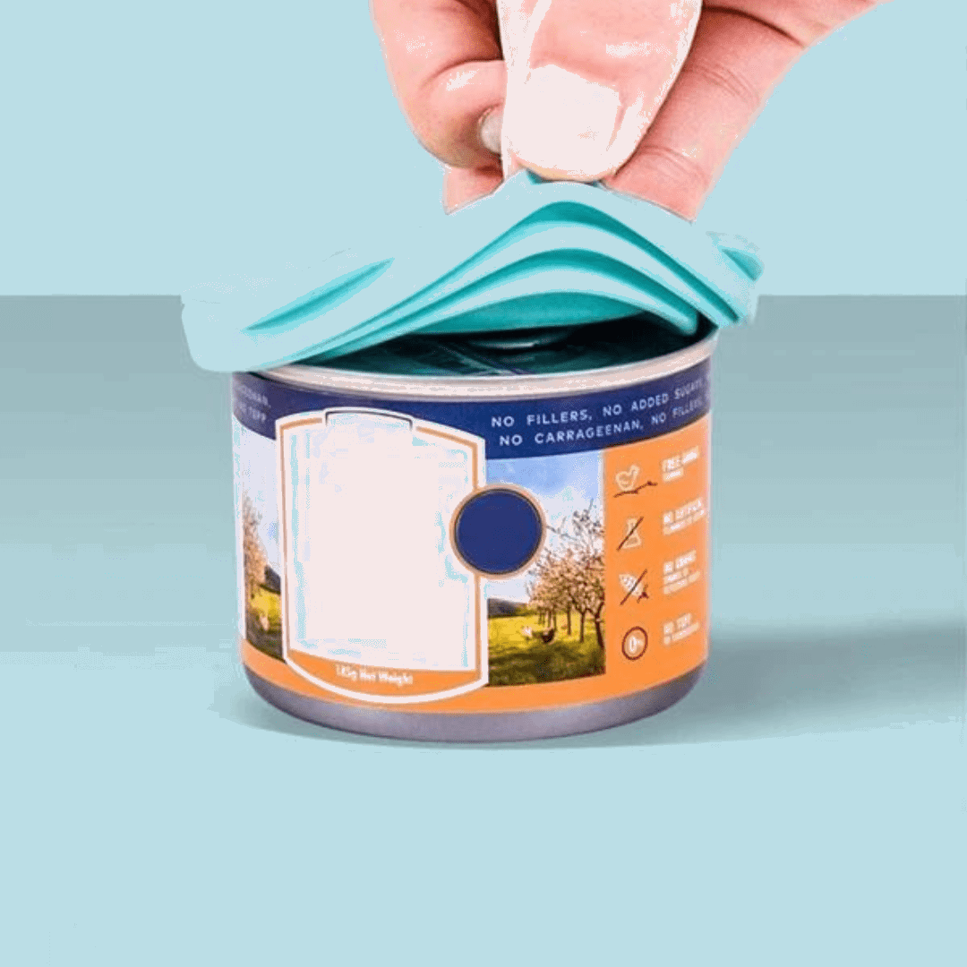 Silicone Pet Food Can Lid Cover Airtight Seal for Dog Cat Food Storage