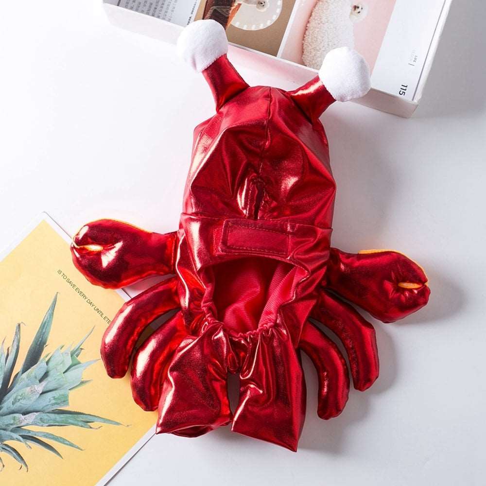 Crab Costume for Dogs and Cats Pet Halloween Outfit