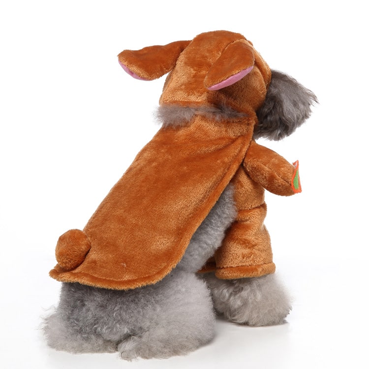 Pet Costume for Cats and Dogs Bunny Ears and Tail Set