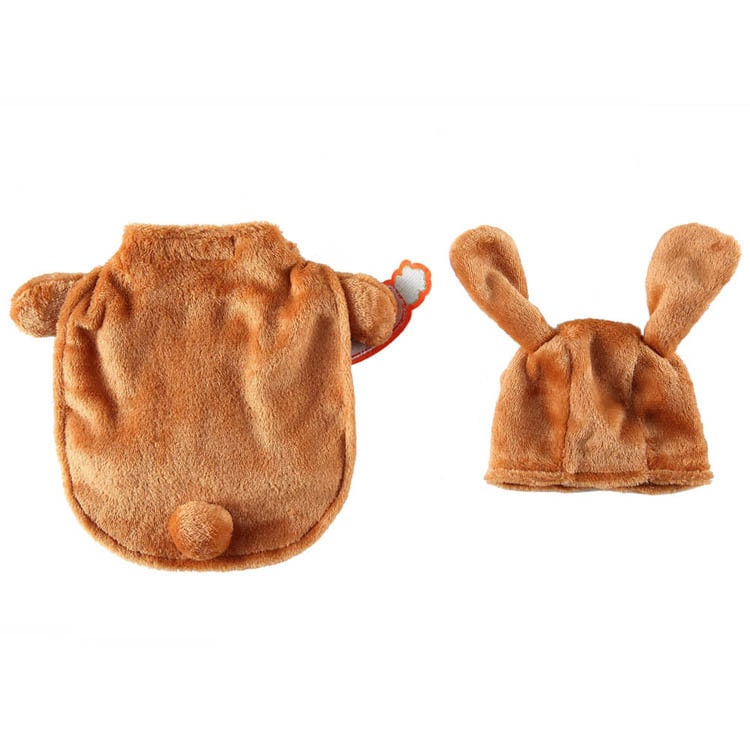Pet Costume for Cats and Dogs Bunny Ears and Tail Set