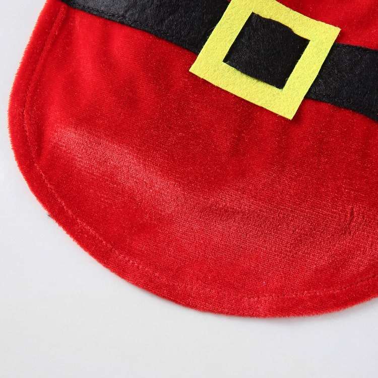 Santa Claus Costume for Dogs and Cats Pet Holiday Outfit