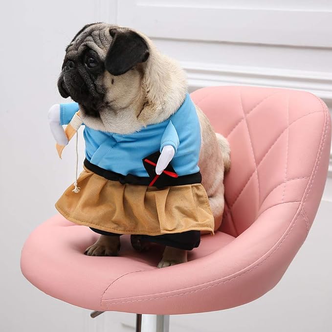 Samurai Costume for Cats and Dogs Pet Costume Pet Dress Up