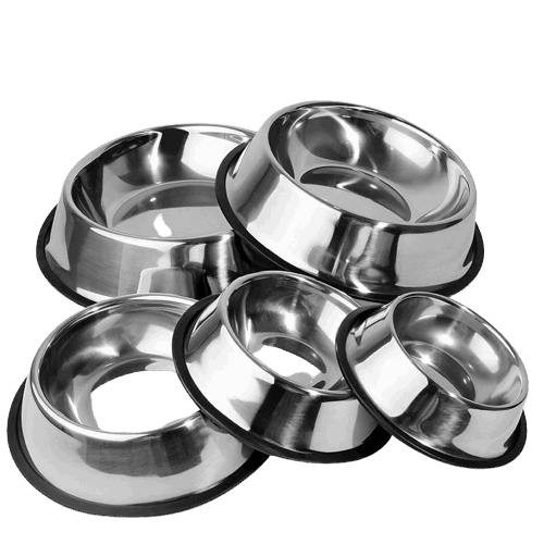 Stainless Steel Dog Bowl Durable Pet Food Water Dish