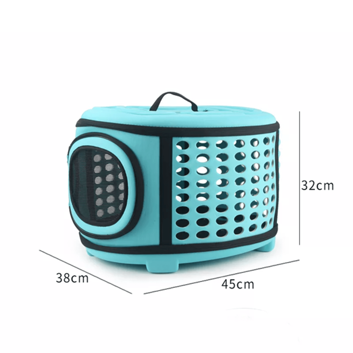 Semi-Rigid Pet Carrier Bag for Dogs and Cats