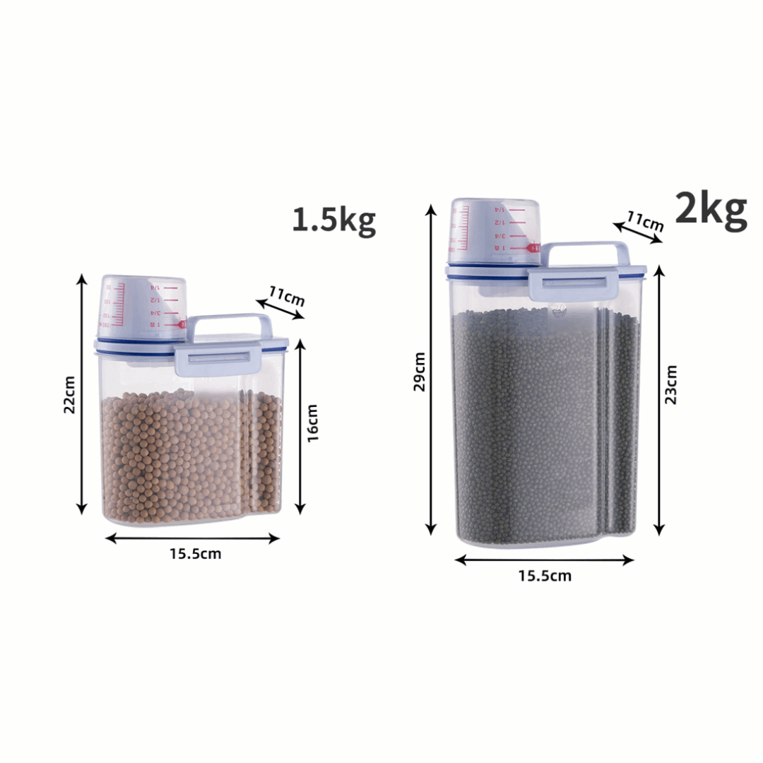 Pet Food Storage Container for Kibble and Dry Dog Food