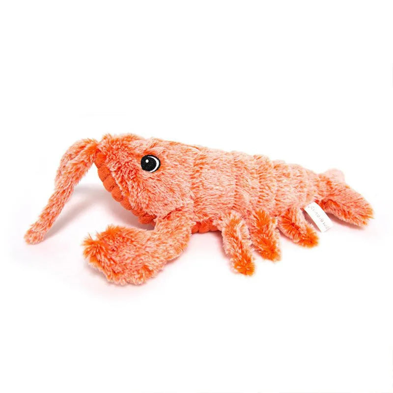 Interactive Pet Toy Crawfish Plush for Small Dogs Cats