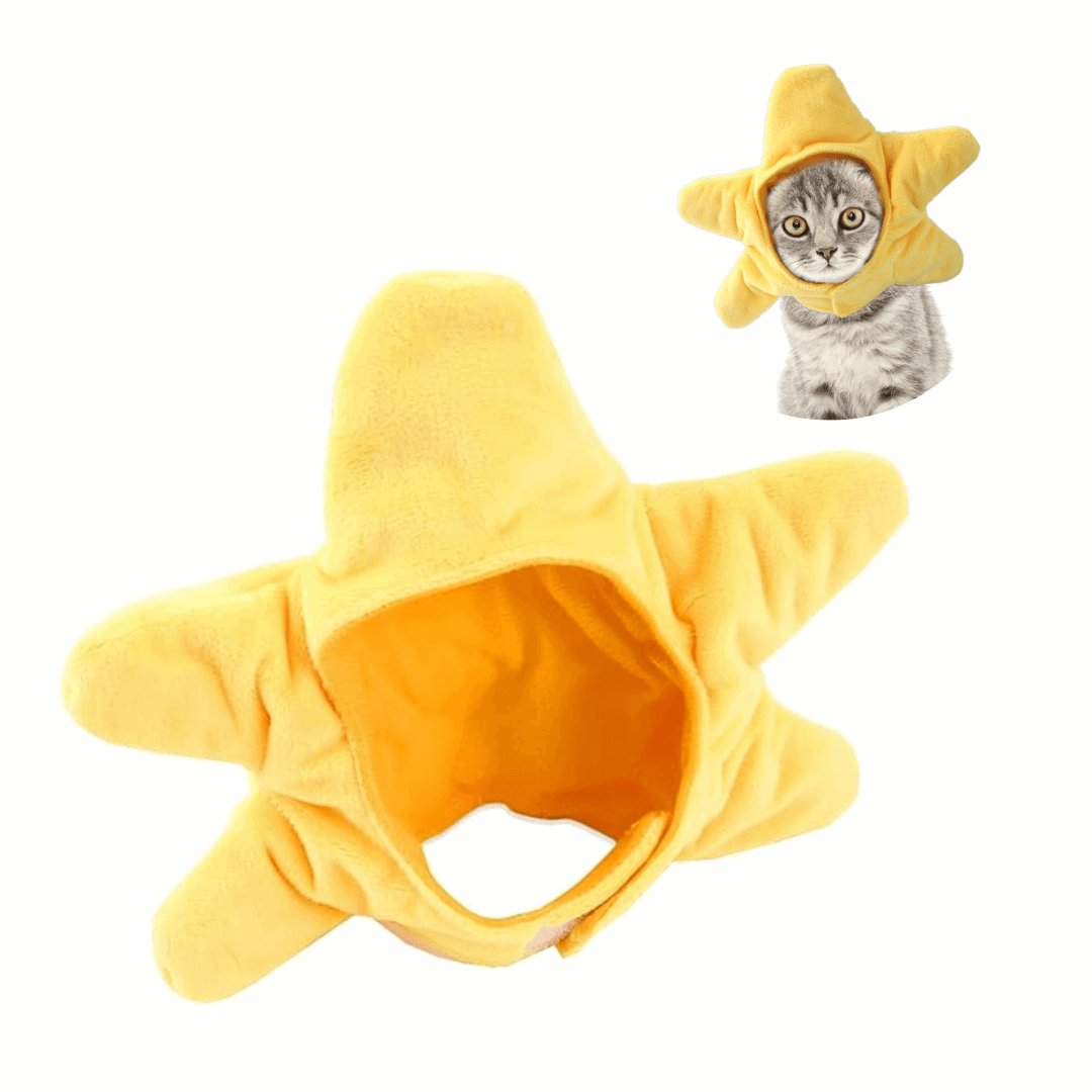 Cat Head Costume Hat Pet Halloween Accessory