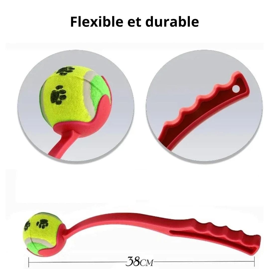 Manual Dog Ball Launcher Toy for Fetch Training and Play