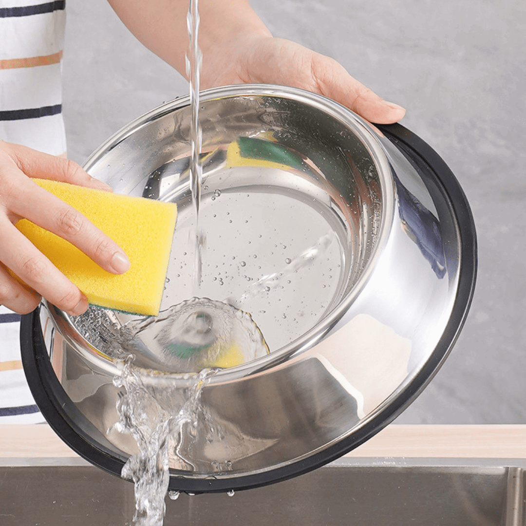 Stainless Steel Dog Bowl Durable Pet Food Water Dish
