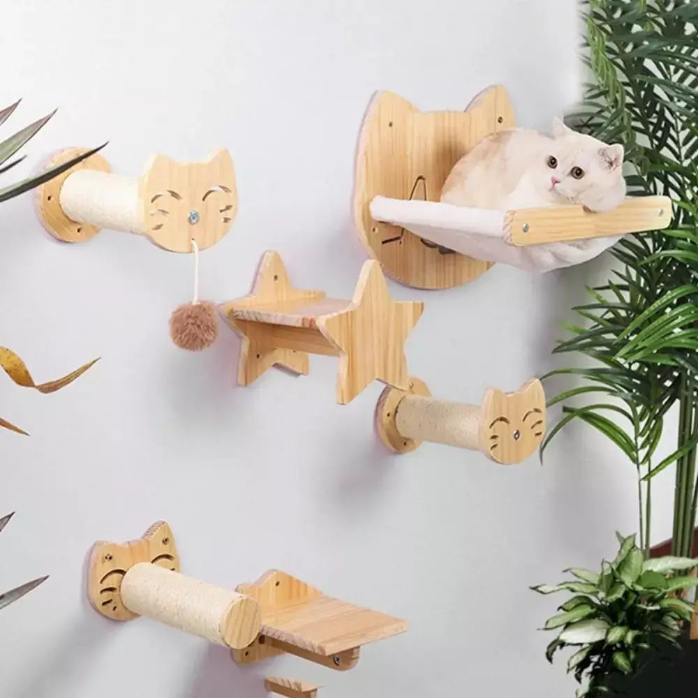 Wall Mounted Cat Hammock Pet Bed Comfortable Lounger for Cats