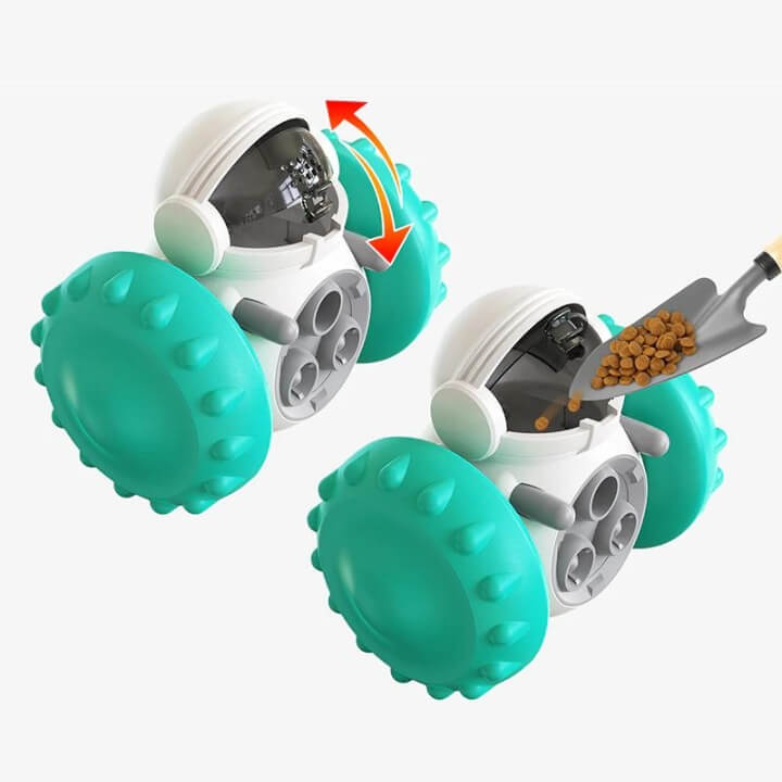 Astronaut Dog Treat Dispenser Toy Interactive Pet Feeder