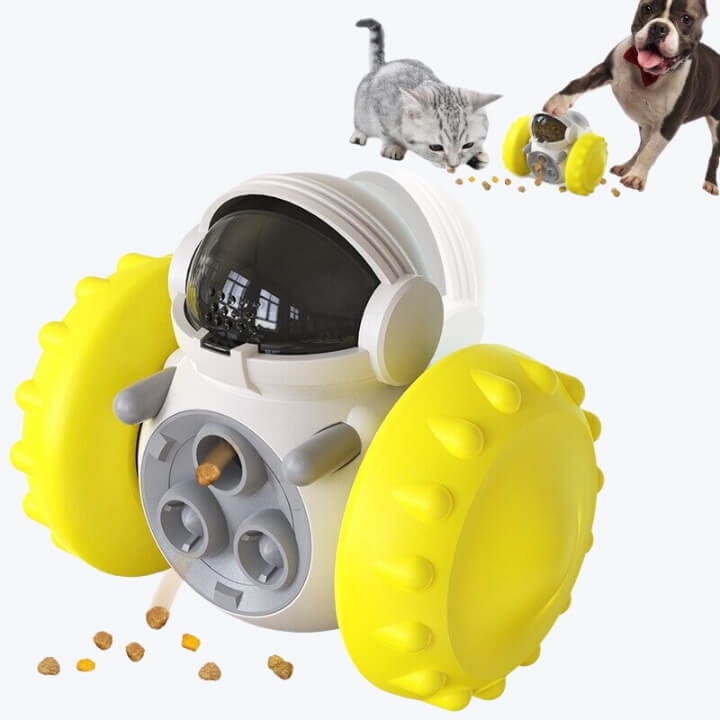Astronaut Dog Treat Dispenser Toy Interactive Pet Feeder