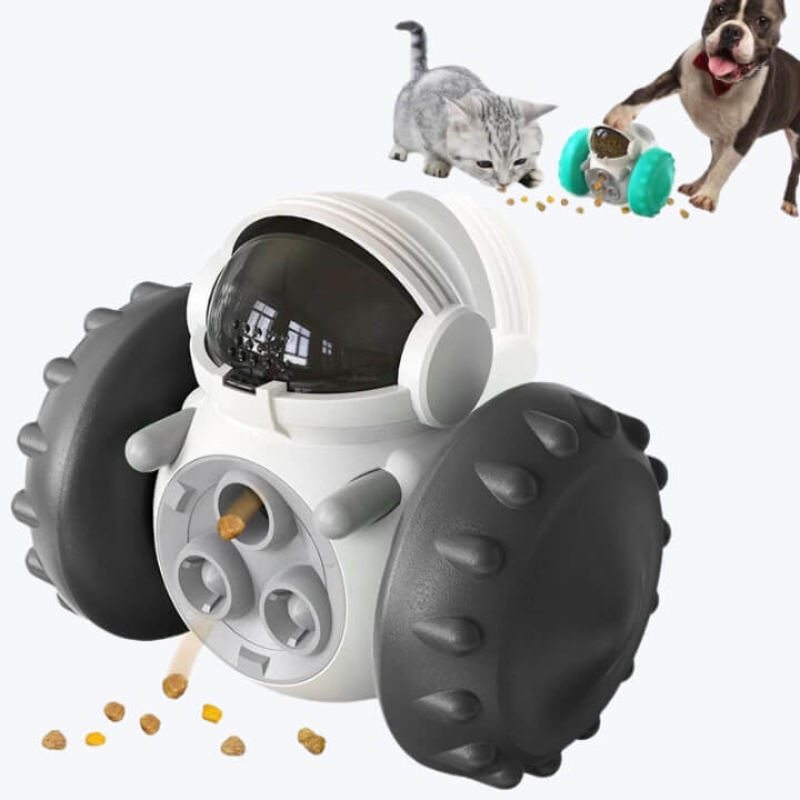 Astronaut Dog Treat Dispenser Toy Interactive Pet Feeder