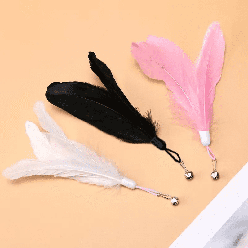 Cat Fishing Pole Toy with Suction Cup for Interactive Play