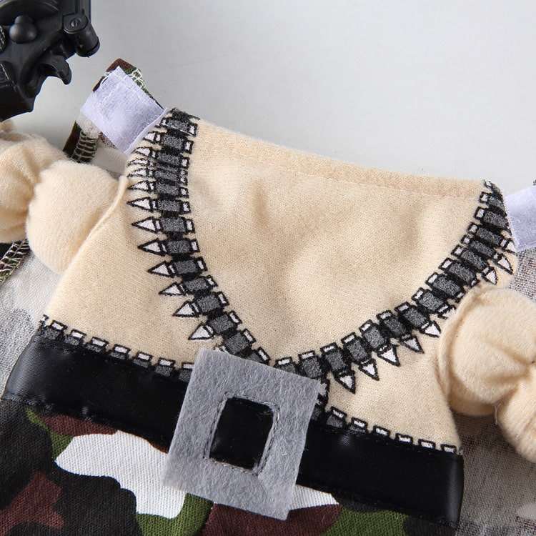 Military Costume for Dogs and Cats Pet Outfit Camouflage Uniform