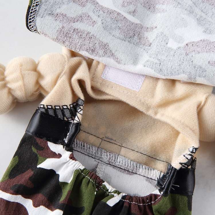 Military Costume for Dogs and Cats Pet Outfit Camouflage Uniform