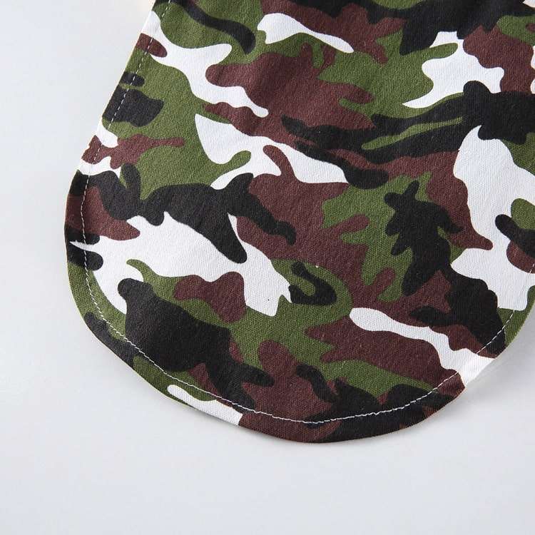 Military Costume for Dogs and Cats Pet Outfit Camouflage Uniform