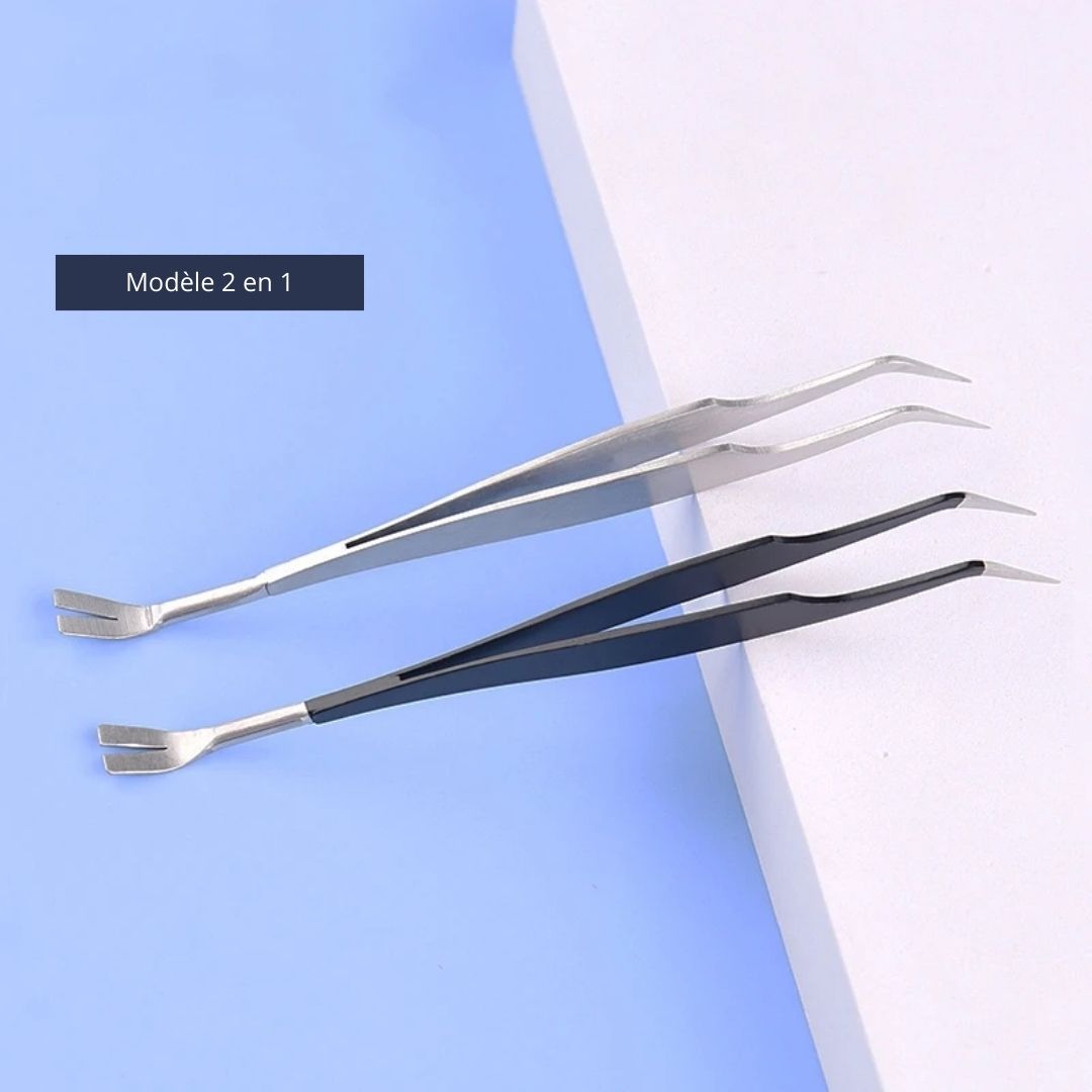 2-in-1 Tick Remover Tool for Dogs and Cats Pet Flea Tick Removal Grooming Tool