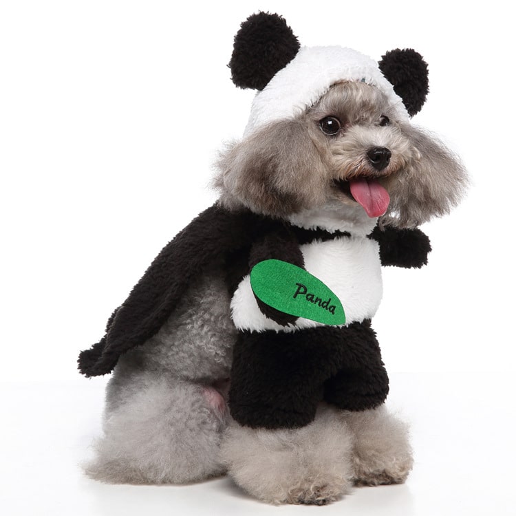 Pet Costume for Cats and Dogs Panda Animal Outfit