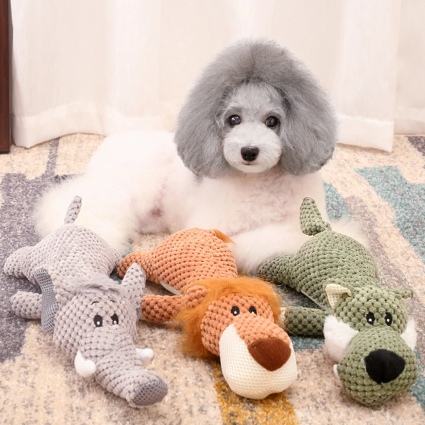Ribbed Plush Sound Toy for Babies and Toddlers