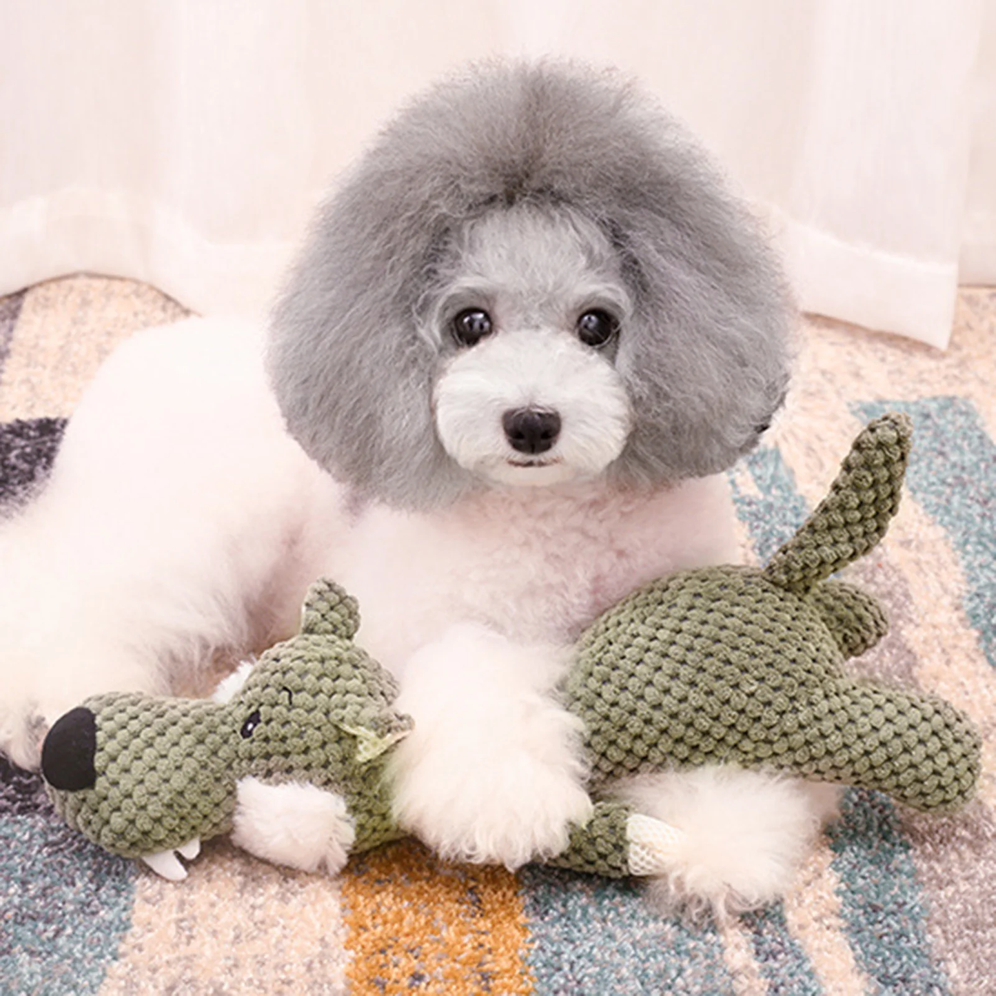 Ribbed Plush Sound Toy for Babies and Toddlers