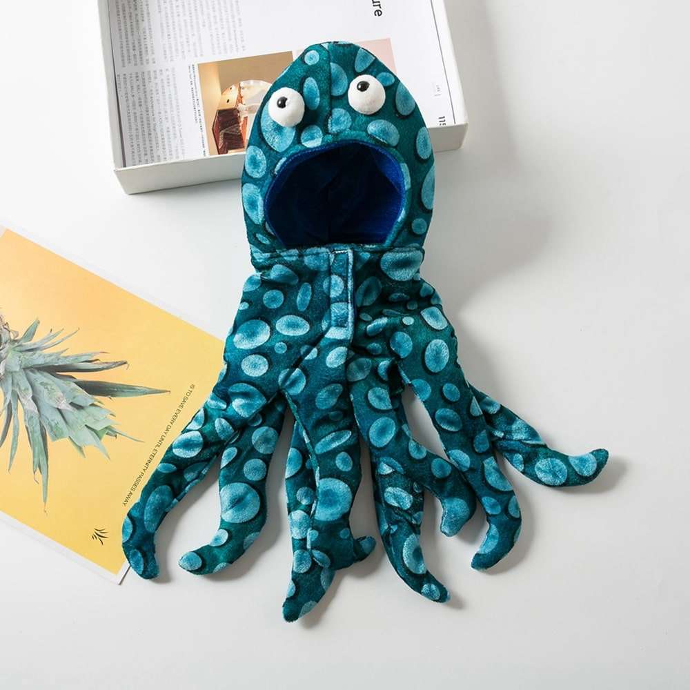 Octopus Costume for Cats and Dogs Pet Halloween Outfit