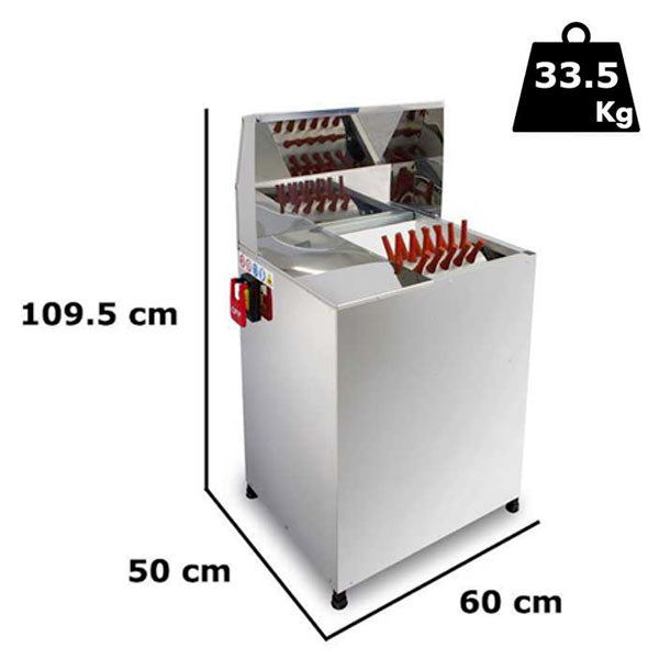 Wet Poultry Feather Plucker 54 Fingers 250W Roller Feather Remover
