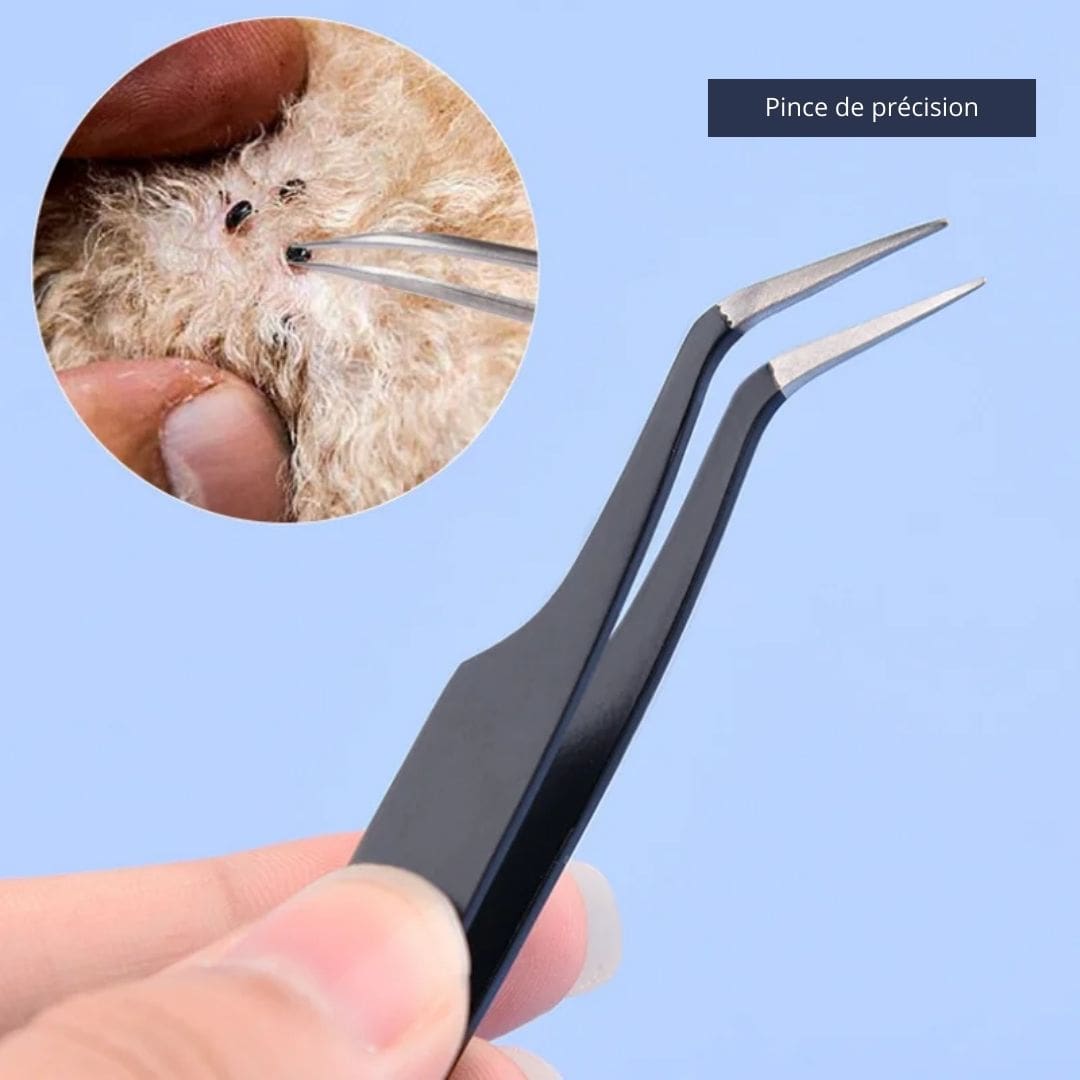 2-in-1 Tick Remover Tool for Dogs and Cats Pet Flea Tick Removal Grooming Tool