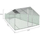Galvanized Steel Chicken Coop Run Enclosure 65 to 195 Sq Ft Wire Mesh Pen