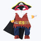 Funny Pirate Cat Costume Pet Outfit Halloween Dress Up