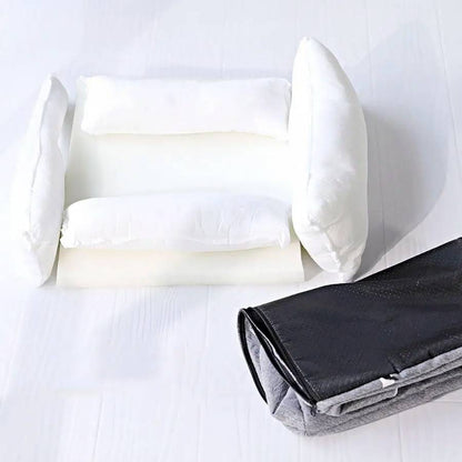Soft Fluffy Fur Dog Couch Pet Bed Plush Comfortable Lounge