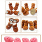 Suede Snow Boots for Small Dogs Waterproof Winter Dog Shoes