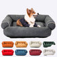 Dog Sofa Bed Convertible Couch for Pets Comfortable Plush Lounge