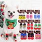 Multicolor Warm Cotton Dog Slippers Cozy Pet Socks for Indoor Use