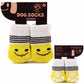 Multicolor Warm Cotton Dog Slippers Cozy Pet Socks for Indoor Use