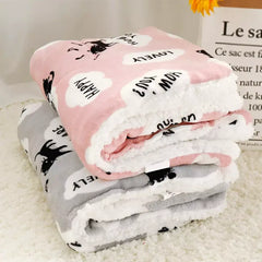 Cat Blanket Soft Cozy Warm Pet Throw for Cats