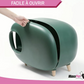 Cat Litter Box 23.6x15x17.7 in - Covered Cat Toilet House - Enclosed Cat Litter Tray