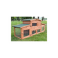 Outdoor Rabbit Hutch Cage 185x51x75cm Small Animal Pet House