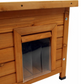 Wooden Cat House Natural Cat Shelter Indoor Outdoor Pet Home