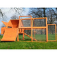 Wooden Backyard Chicken Coop for 2 to 5 Hens 68x30x40 Inches